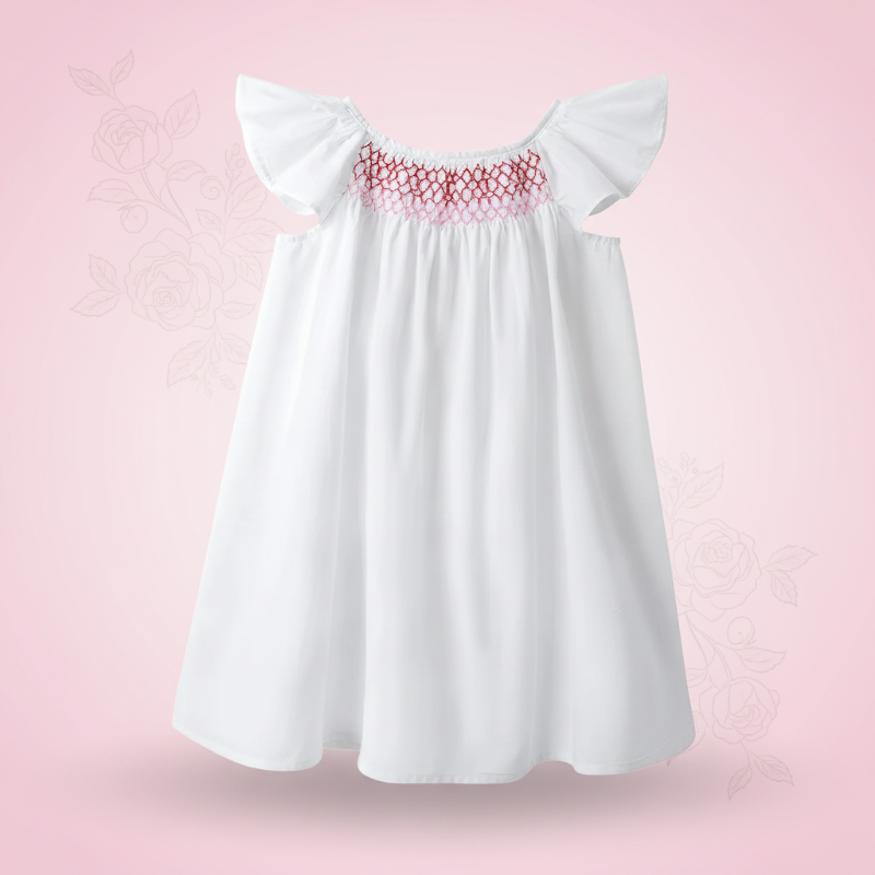 Floral Dress – Légère et aérienne – Robe à manches flottantes pour filles