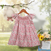 Thumbnail for Floral Dress – Légère et aérienne – Robe à manches flottantes pour filles