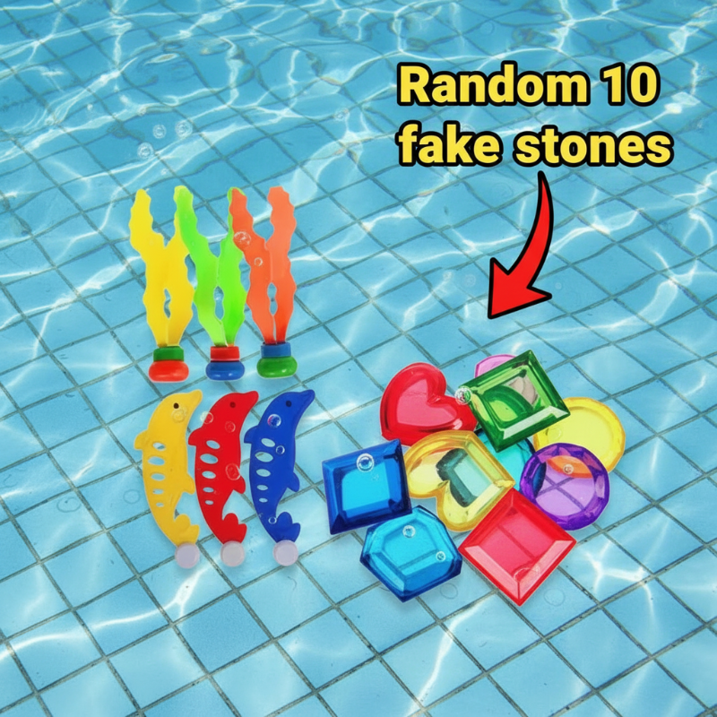 FunDive – Jeux aquatiques et éducatifs – Kit de plongée pour piscine