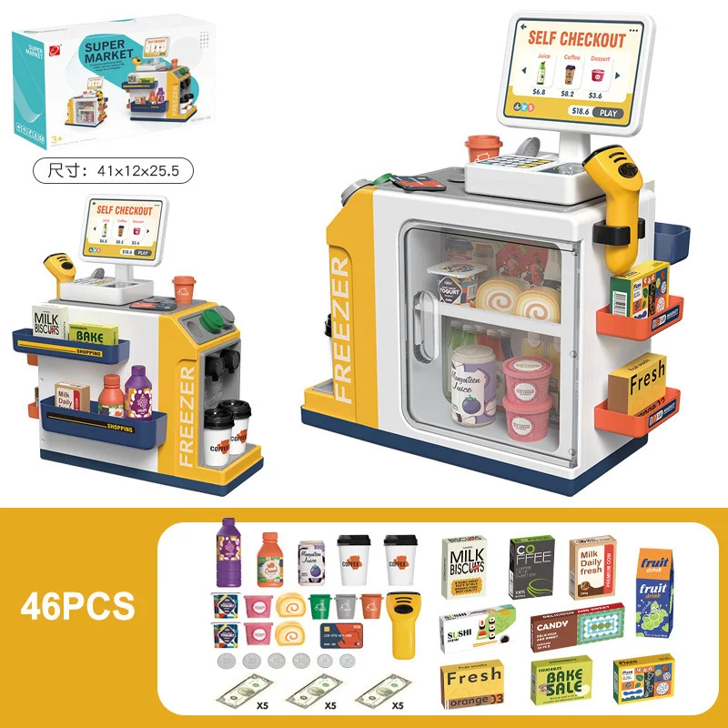 PlaySmart – Créatif et éducatif – Kit de jeu « Supermarché »