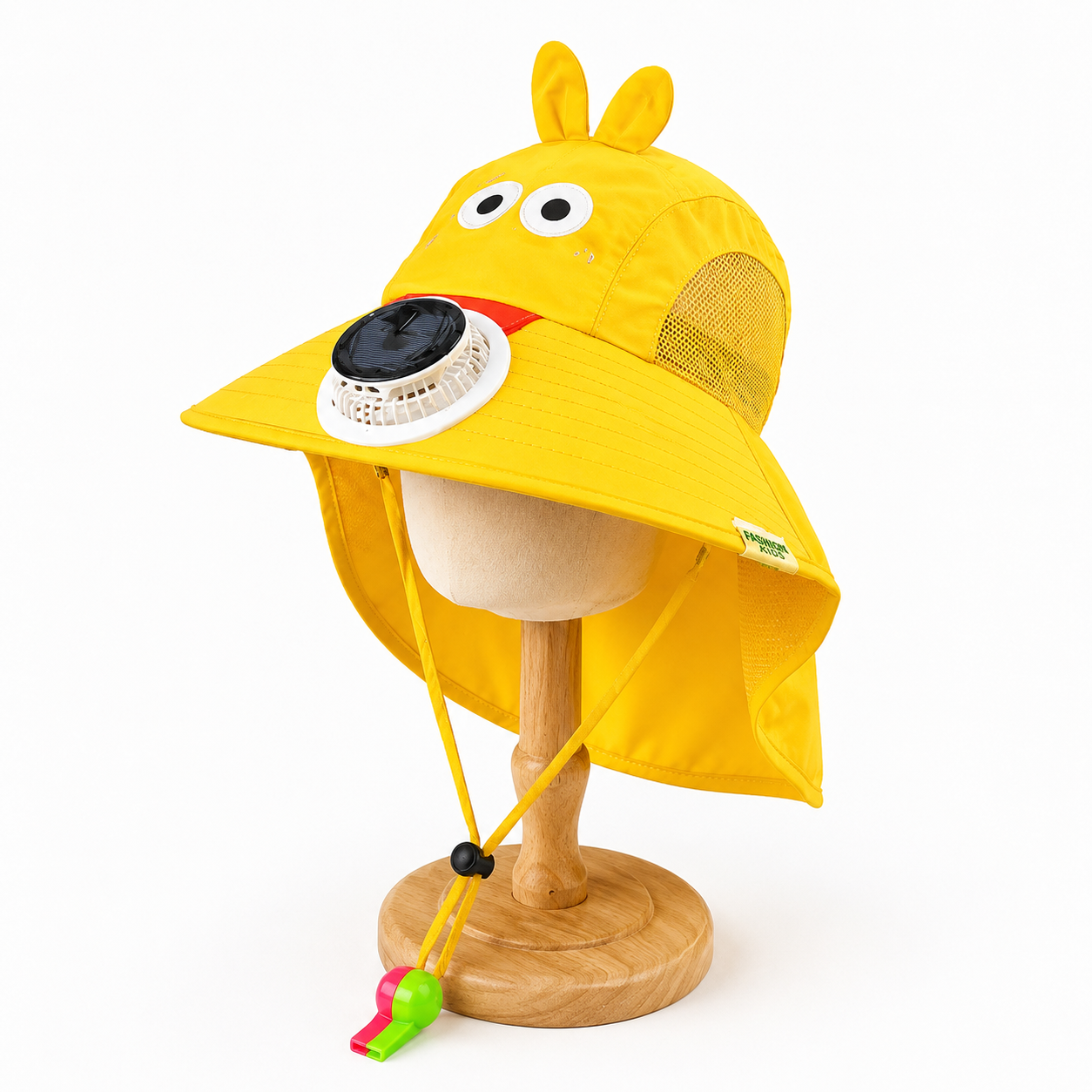 HappyShade – Protection solaire et rafraîchissement – Chapeau d'été pour enfants avec ventilateur