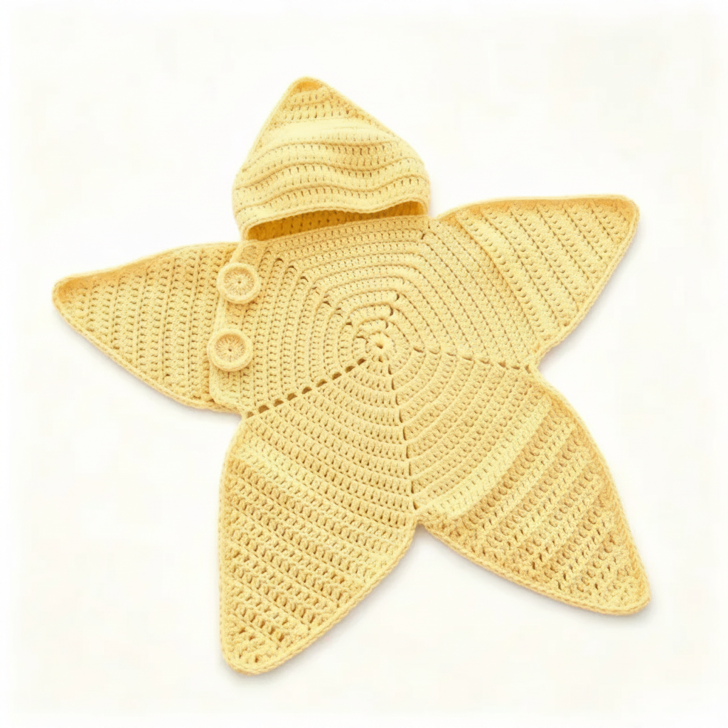 CozyStar – Doux et fait main – Combinaison pour bébé tricotée avec un motif en forme d'étoile