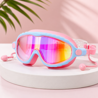 Thumbnail for AquaVision – Protection anti-buée et anti-UV réglable – Lunettes de natation en silicone avec bouchons d'oreilles