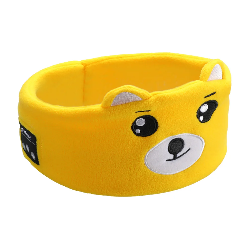 SilentRhythm – Masque de sommeil musical et animaux – Masque pour les yeux sans fil avec Bluetooth