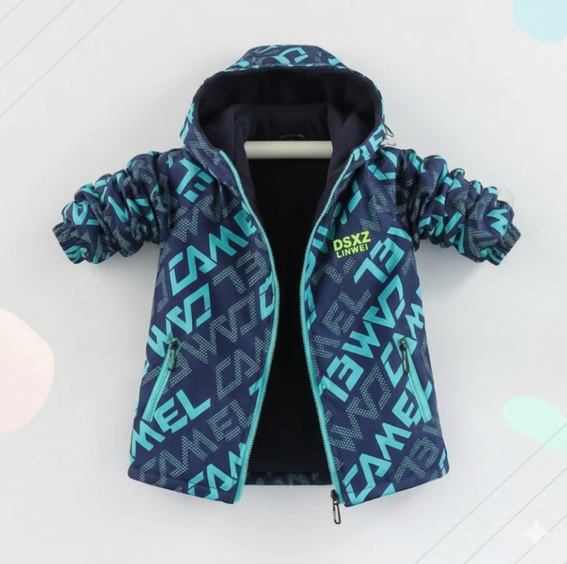 Reversible Kids Jacket – Imperméable et coupe-vent – Veste légère