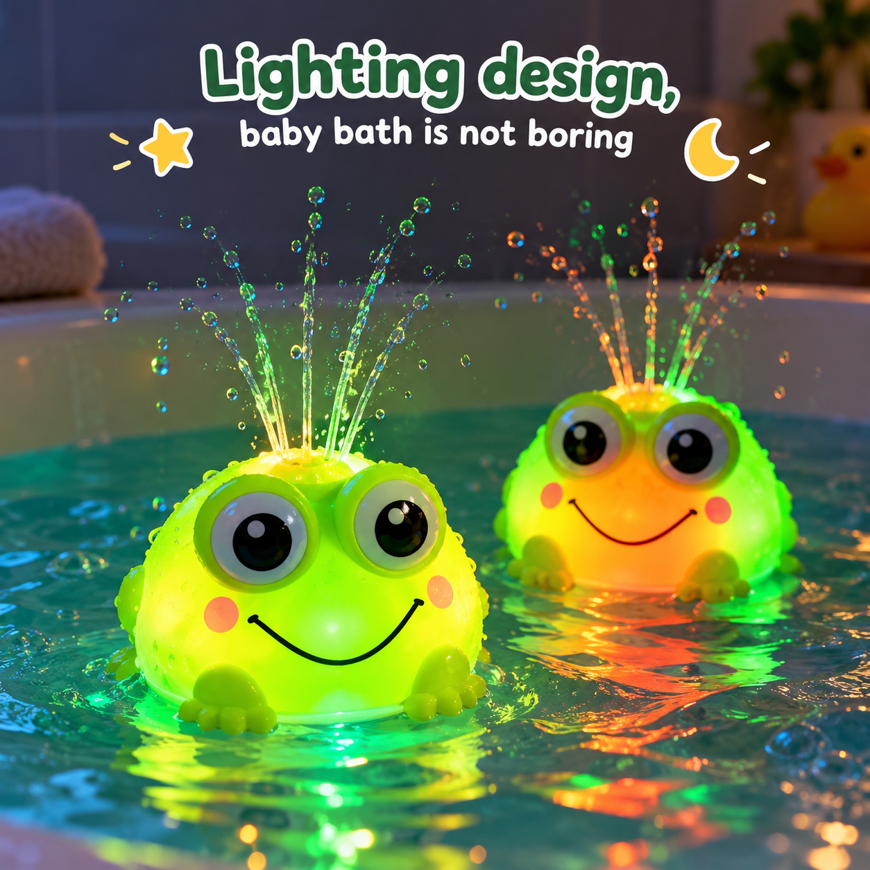 FrogSplash – Joyeux et interactif – Fontaine à eau automatique