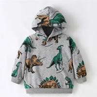 Thumbnail for DinoStyle – Chaud et respirant – Sweat à capuche avec imprimé Triceratops
