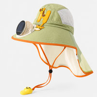 Thumbnail for HappyShade – Protection solaire et rafraîchissement – Chapeau d'été pour enfants avec ventilateur