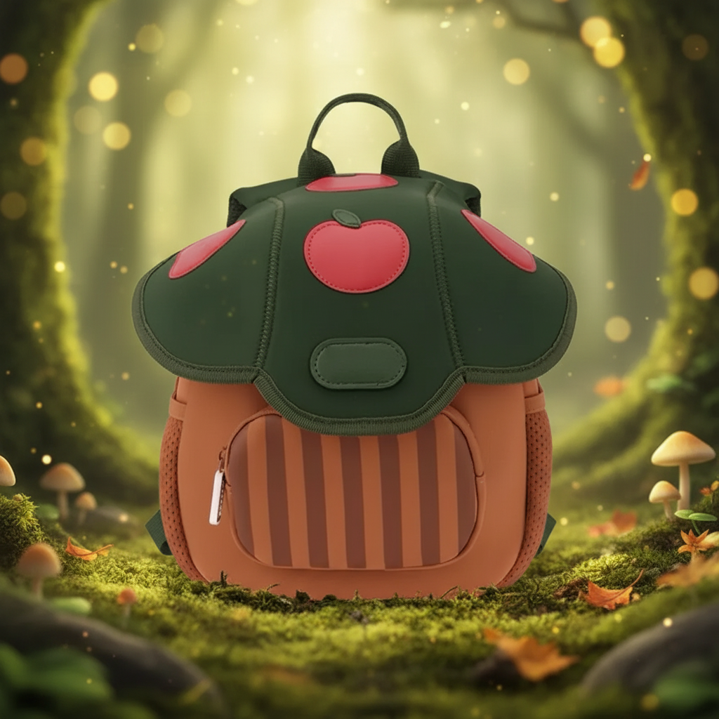 MushroomPack – Mignon et pratique – Sac à dos pour enfants Design
