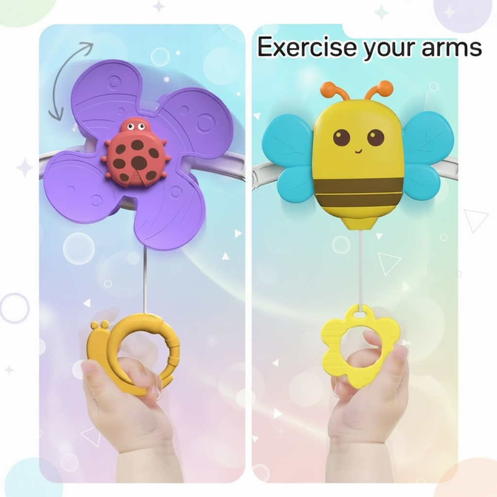 BuzzBloom – Coloré et interactif – Arche de jeu pour bébé