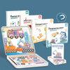 Montessori wooden toys for kids - Puzzle magnétique éducatif sur la circulation des animaux