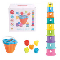 Thumbnail for SmartSort – Motricité et éducation – Jeu de tri avec des gobelets empilables et des formes