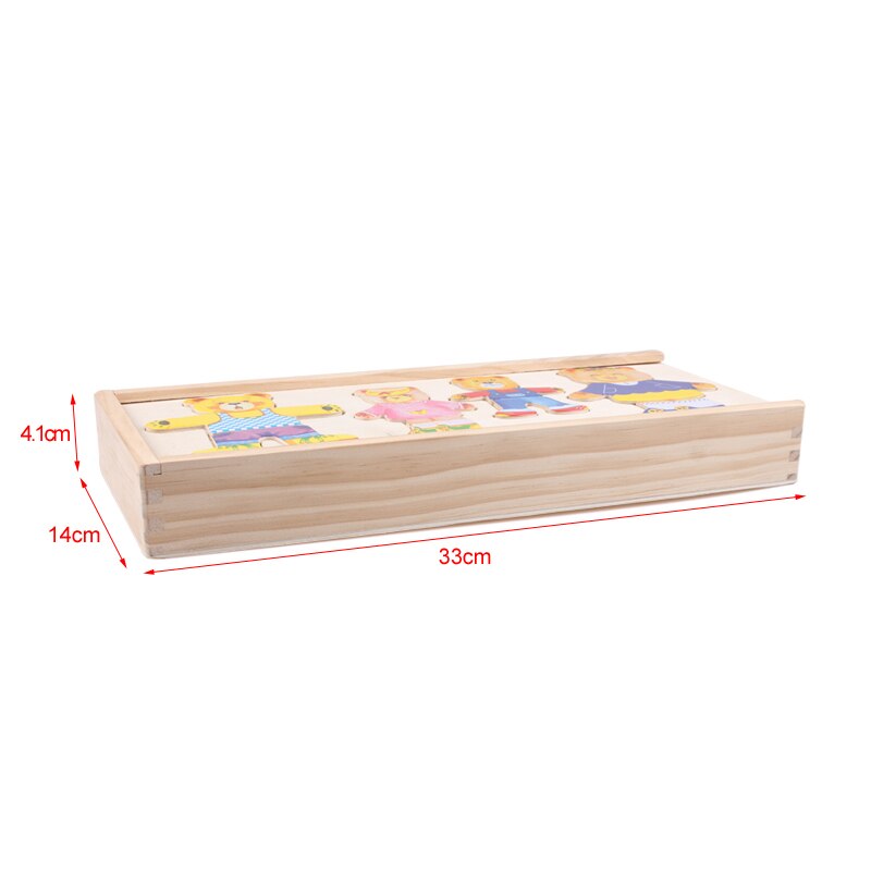 Woods™ - Puzzle en bois 'Boris l'ourson'