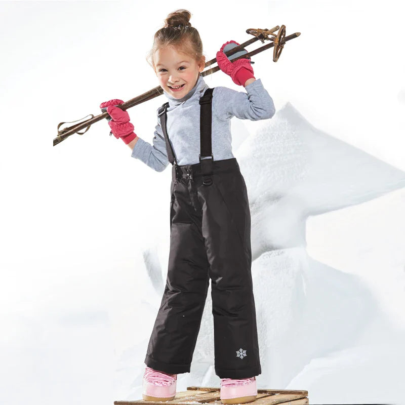 MountainFit – Flexible et chaud – Pantalon de ski pour enfants