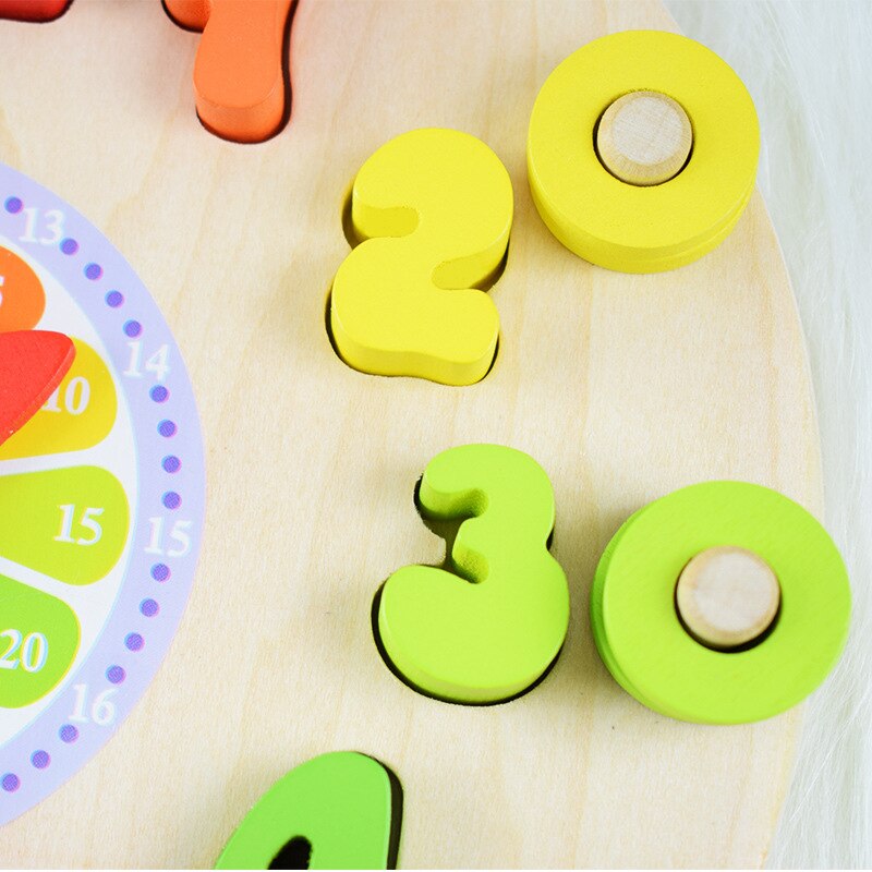 Woods™ - Jouets Montessori - Horloge en bois