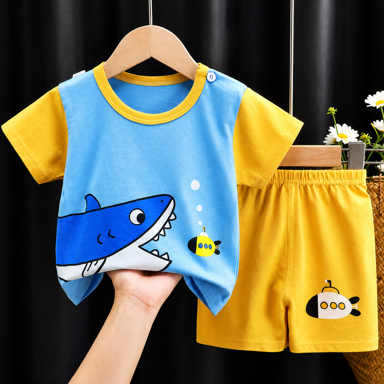 Mini Fashion - Imprimé lion - Ensemble d'été pour garçons