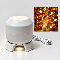Thumbnail for FrostyLight – Magique et plein d'ambiance – Lampe de projecteur rotative (Noël et Halloween)