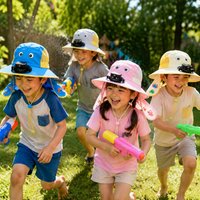 Thumbnail for HappyShade – Protection solaire et rafraîchissement – Chapeau d'été pour enfants avec ventilateur