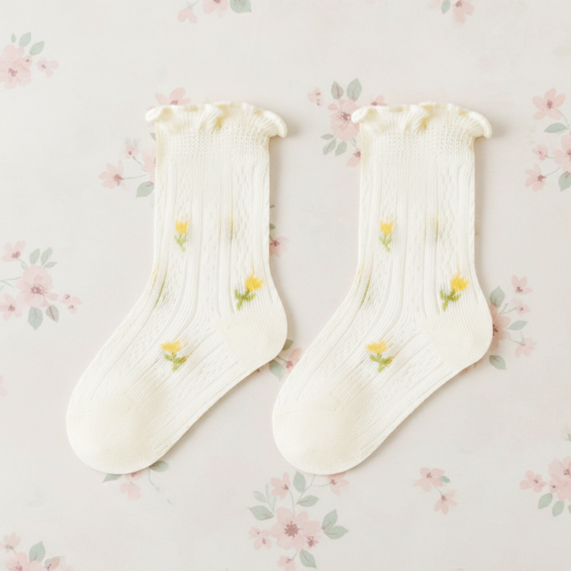 HappyToes – Colorées et mignonnes – Chaussettes pour bébé (lot de 5)