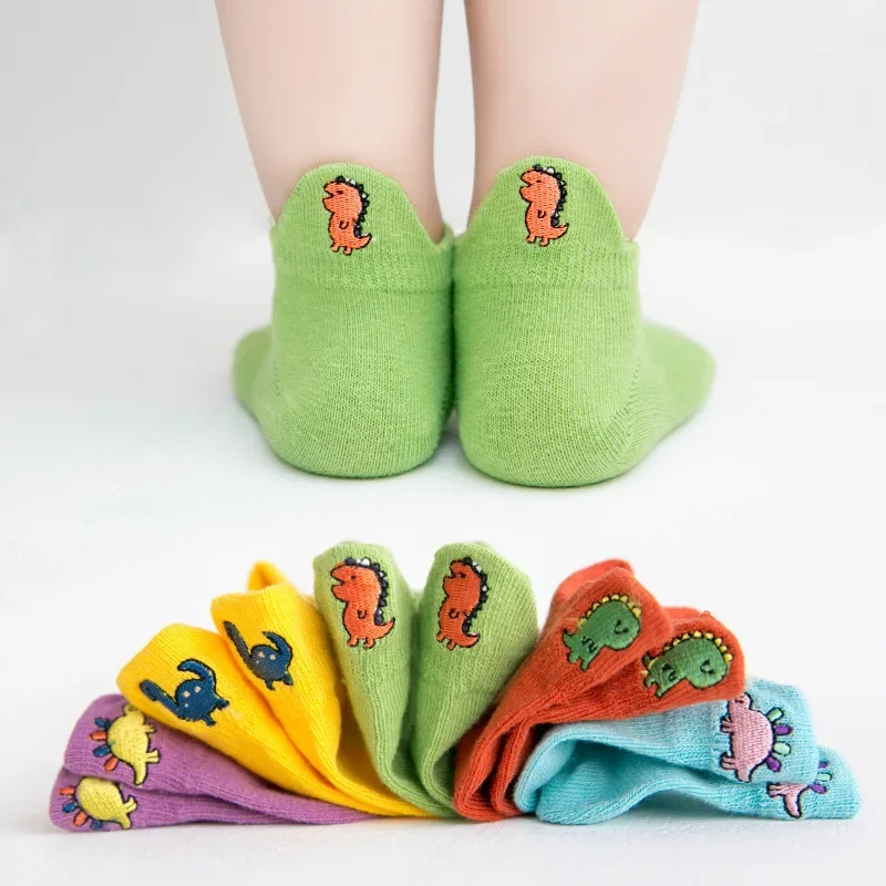 PlayfulToes – Colorées et douces – Chaussettes courtes pour enfants (lot de 5)
