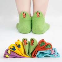 Thumbnail for PlayfulToes – Colorées et douces – Chaussettes courtes pour enfants (lot de 5)