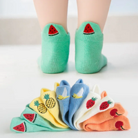 Thumbnail for PlayfulToes – Colorées et douces – Chaussettes courtes pour enfants (lot de 5)