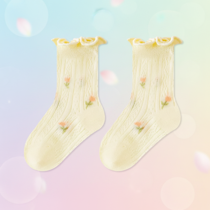HappyToes – Colorées et mignonnes – Chaussettes pour bébé (lot de 5)