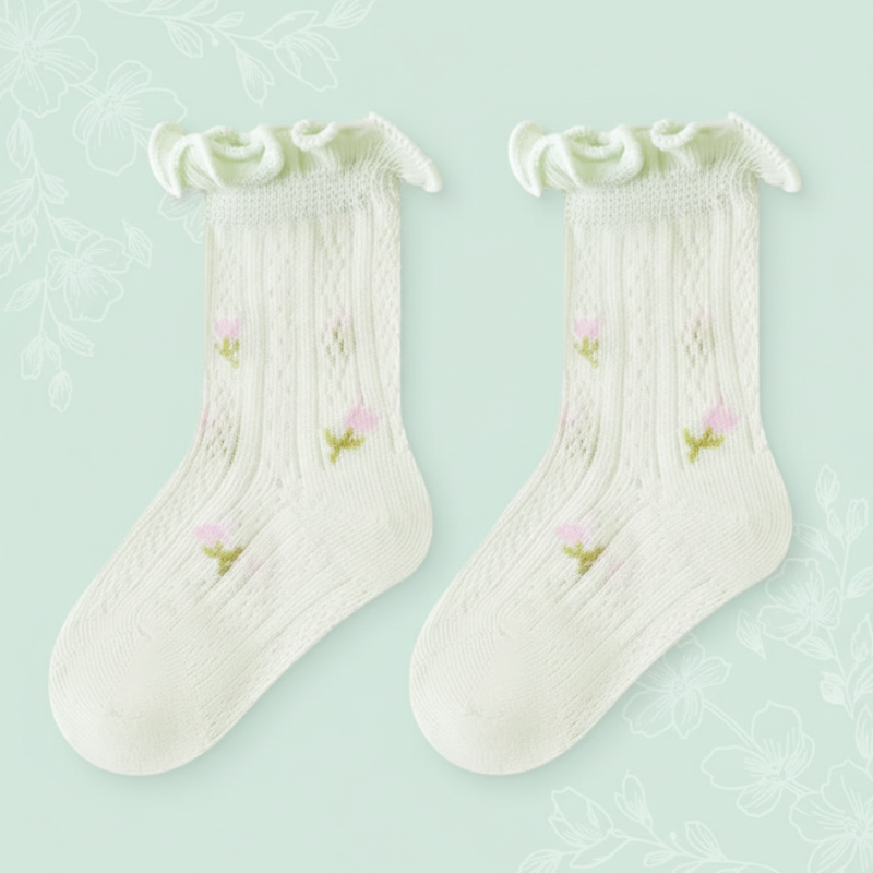 HappyToes – Colorées et mignonnes – Chaussettes pour bébé (lot de 5)