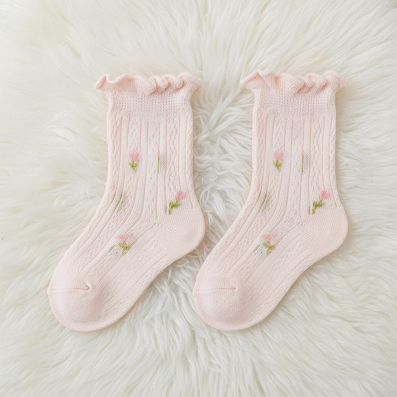 HappyToes – Colorées et mignonnes – Chaussettes pour bébé (lot de 5)