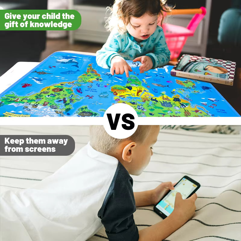 LittleExplorers – Apprendre et jouer – Carte du monde des animaux