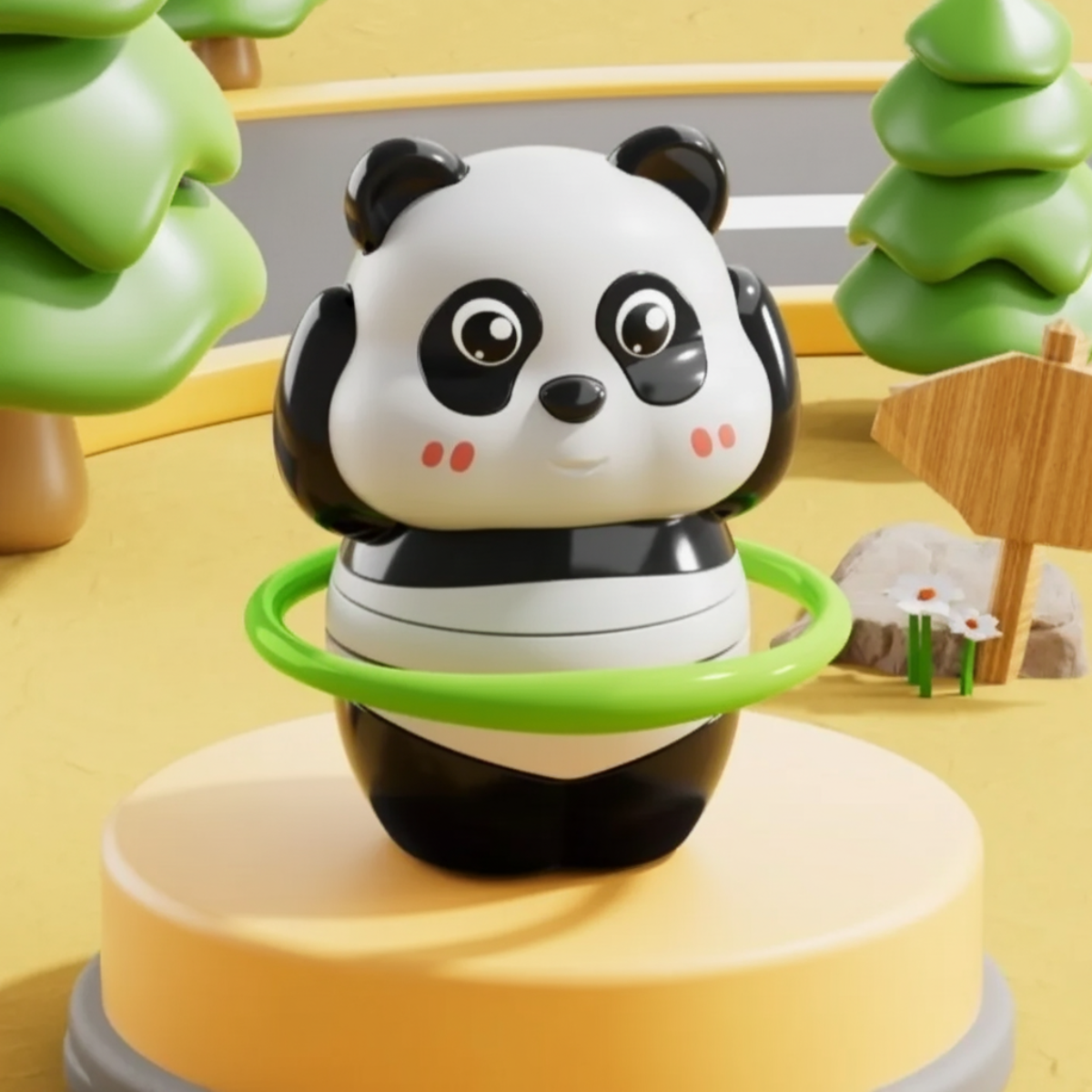 PandaPlay – Amusant  & Dynamique – Jouet panda à remonter
