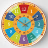 ChildrenTime – Indépendant et calme – Horloge murale éducative pour enfants