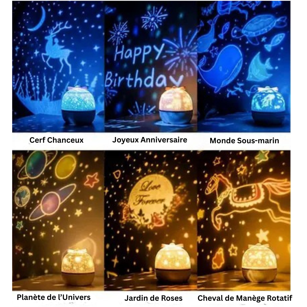 SkyProjector™ - Détendez-vous avant de vous coucher ! - Projecteur d'étoiles