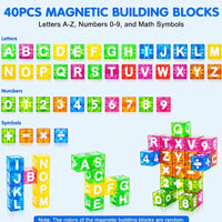 Thumbnail for LearnCube – Éducatif et interactif – Cubes magnétiques avec lettres et chiffres