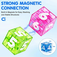 Thumbnail for LearnCube – Éducatif et interactif – Cubes magnétiques avec lettres et chiffres