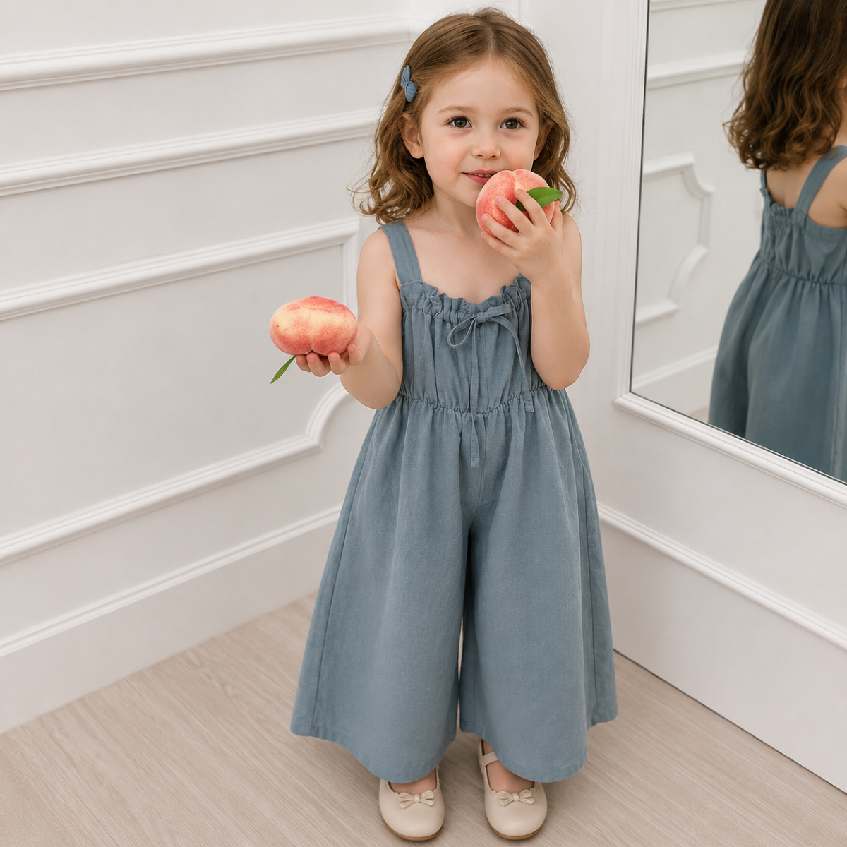 SunnyDays – Élégant et doux – Combinaison avec nœud