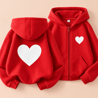 Thumbnail for LittleLove – Doux & Mignon – Sweat à capuche pour enfant avec imprimé cœurs