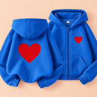 Thumbnail for LittleLove – Doux & Mignon – Sweat à capuche pour enfant avec imprimé cœurs