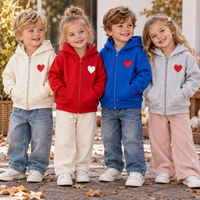 Thumbnail for LittleLove – Doux & Mignon – Sweat à capuche pour enfant avec imprimé cœurs