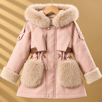 Thumbnail for CozyParka – Chaud et doux – Manteau d'hiver pour fille avec col en peluche
