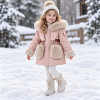Thumbnail for CozyParka – Chaud et doux – Manteau d'hiver pour fille avec col en peluche