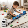 CarHauler – Ludique et aventureux – Kit de jeu « Transporteur de voitures » avec des voitures de course