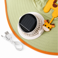 Thumbnail for HappyShade – Protection solaire et rafraîchissement – Chapeau d'été pour enfants avec ventilateur