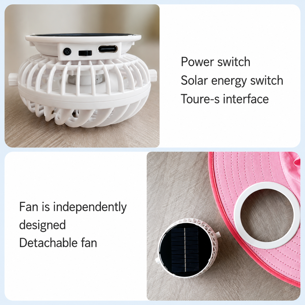 HappyShade – Protection solaire et rafraîchissement – Chapeau d'été pour enfants avec ventilateur