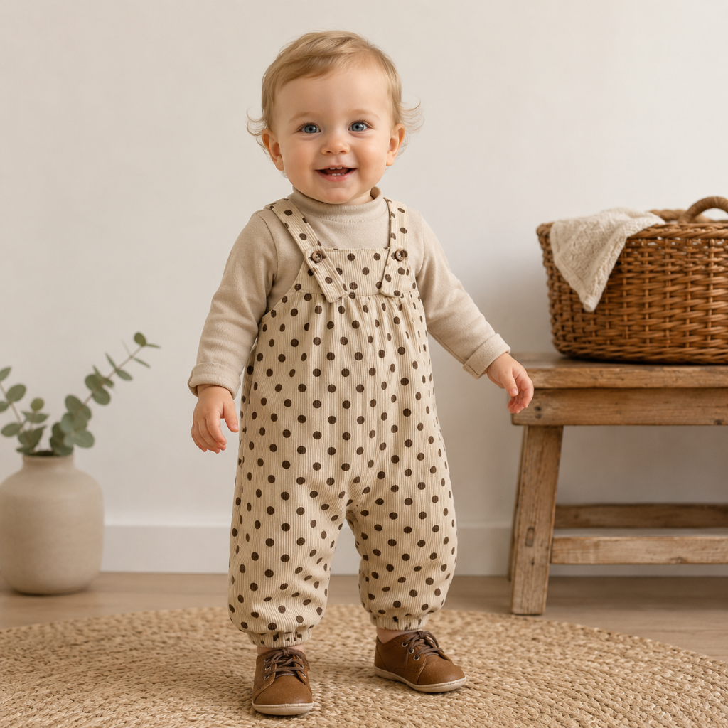 BabyBloom – Mignon et confortable – Combinaison à motifs à pois