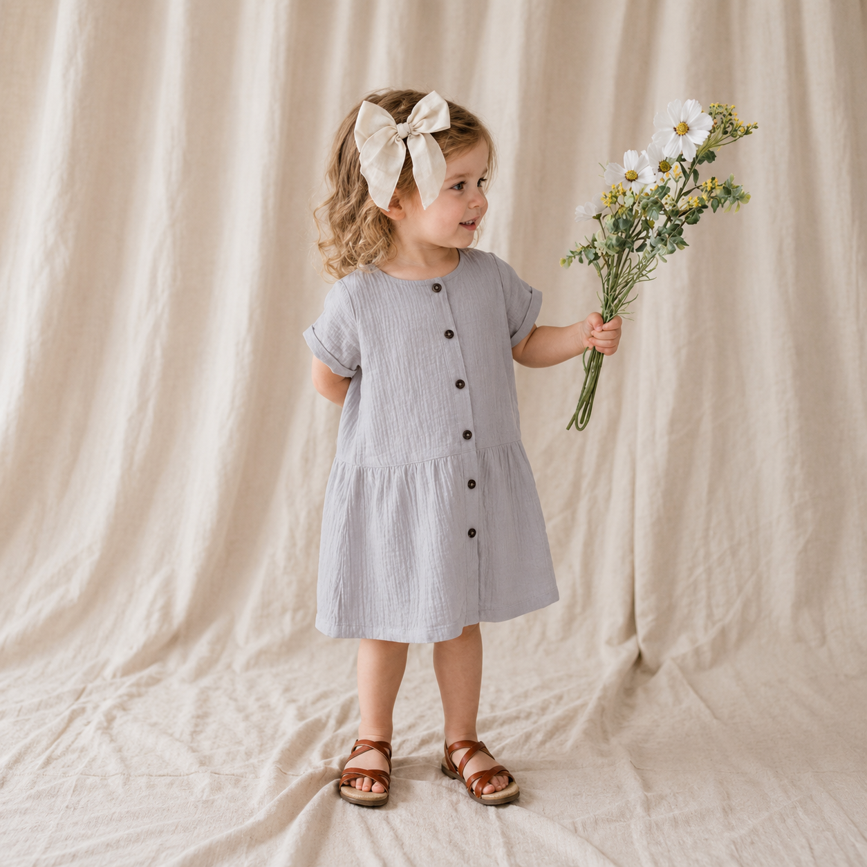 LunaDress – Élégante et légère – Robe pour enfant à la coupe en A