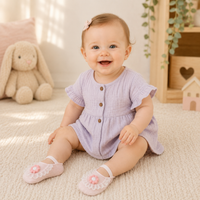 Thumbnail for SweetFeet – Douces et mignonnes – Chaussettes pour bébé à fleurs et dentelle