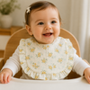 BabyBloom – Mignon et confortable – Bavoir pour bébé à bordure à volants