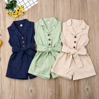 Thumbnail for LittleLady – Élégance et tendance – Combinaison avec ceinture nouée à la taille