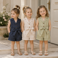 Thumbnail for LittleLady – Élégance et tendance – Combinaison avec ceinture nouée à la taille
